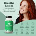 thumbnail image 4 of Breathe Inhaler Support Supplement – Sinus, Lungs, Open & Clear Airways – Seasonal Nasal Health, Bronchial Wellness, Healthy Chest – Quercetin, Vitamin D, Bromelain Pills – 60 Vegetarian Soft Capsules, 4 of 6