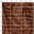 thumbnail image 3 of Soimoi Texture Print,Cotton Cambric, Quilting Fabric Sold by The Yard 42 Inch Wide, Medium Weight Cotton Fabric, SewingSupplies, Brown & White, 3 of 6