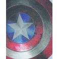 thumbnail image 4 of Marvel T-Shirt à Manches Courtes Blanc pour Hommes Captain America Shield (Très Grand), 4 of 5