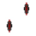 thumbnail image 2 of yingyy Bike Tail Lights LED USB Bicycle Night Riding Mountain Bikes Rear Lamp with Rubber Ring Accessories Emergency Supplies Red 2Set, 2 of 6