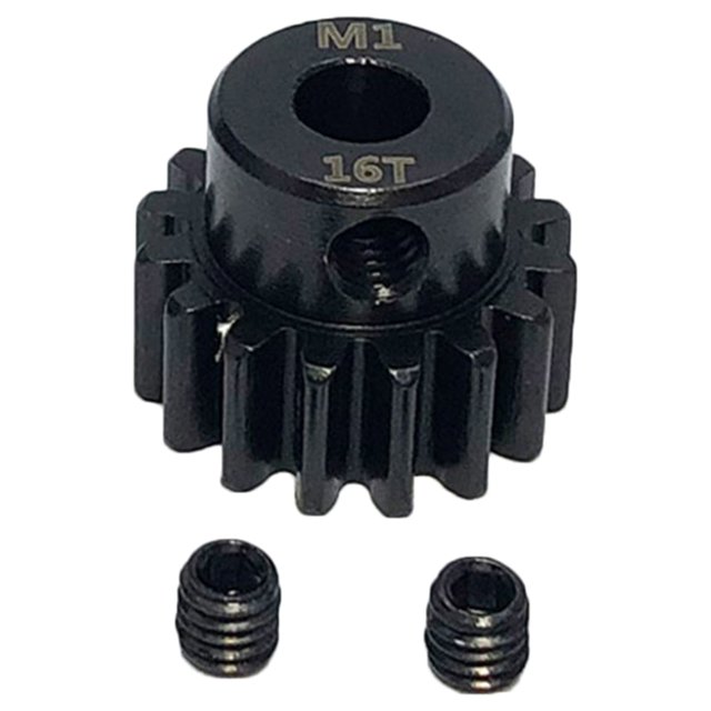 Btafrte Engranaje Piñón Sin Escobillas M1 5 Mm Metal para 1/8 RC Buggy Truck 16T