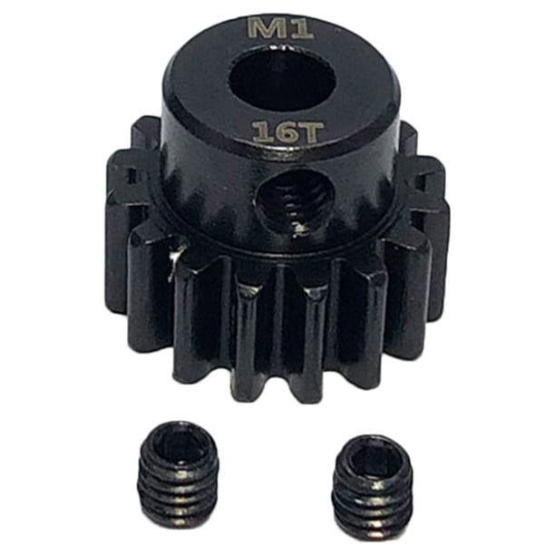 Engranaje Piñón Sin Escobillas M1 5 Mm Metal para 1/8 RC Buggy Truck (16T)