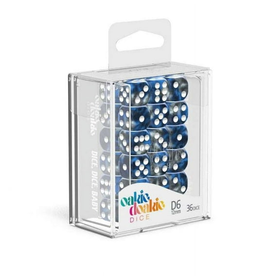 Oakie Doakie 6-Sided d6 Gemidice Liquid Steel Dice