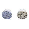 thumbnail image 2 of 2 Pcs Stone Phone Grip Universal Retractable Irregular Semi Precious Stone Cell Phone Holder Stand Grip, 2 of 14
