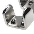 thumbnail image 4 of Bunblic Double Rope Clamp Twisted or Braided Rope Metal Loop End Clip Cord Practical Dog Leashes Hardware String Fastener Metal Clip, 4 of 8