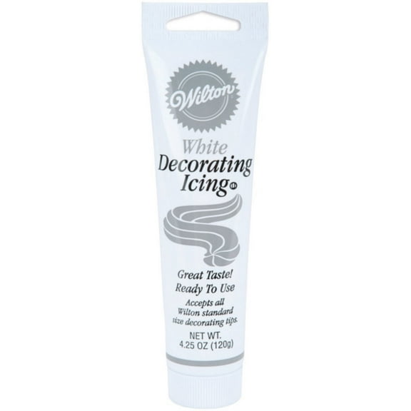 Wilton Decorating Icing, White 4.25 oz (Pack of 3)