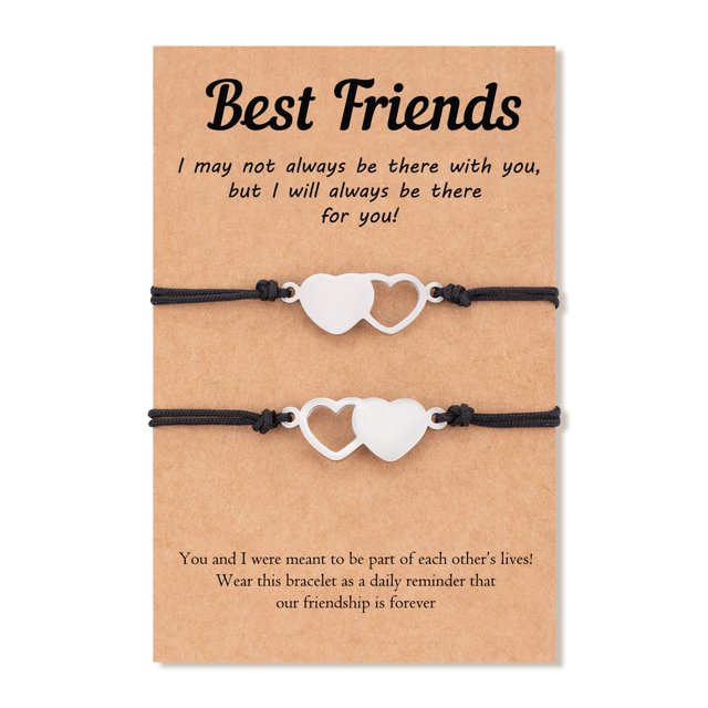 Pulseras de amistad Tarsus Bff para 2 mujeres y hombres de larga distancia
