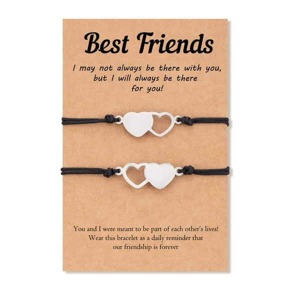 Pulseras de amistad Tarsus Bff para 2 mujeres y hombres de larga distancia