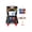 Red and blue, variant on Strong ABS Automotive Refrigerants Charging Tool Set with Leak Proof Connector & Easy Carry Case for R22 R134 R404 R41