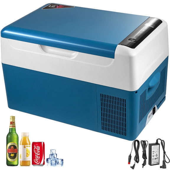 Portable Refrigerator 23 Quart(22 Liter),12 Volt Refrigerator App Control(-4℉~68℉), Car Refrigerator Electric Compressor Cooler with 12/24v DC & 110-240v AC for Camping, Travel, Fishing, O