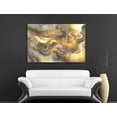 thumbnail image 2 of Cuadro Decorativo Moderno Ideas Creativas Amarillo Abstracto 120 cm x 80 cm, 2 of 2