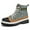 Blue, variant on Colisha Men Winter Shoes Platform Ankle Booties Shell Head Casual Work Boots Outdoor Denim Lace Up Boot Black 7
