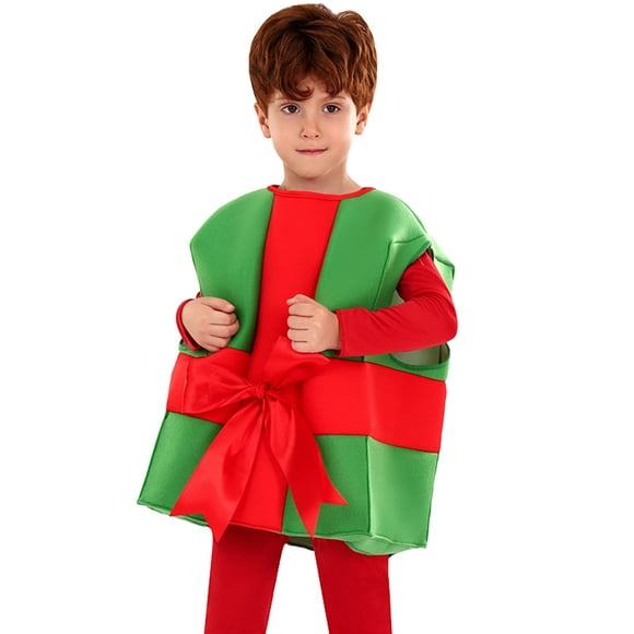 Kcodviy Children's Christmas Suit Kids Boy Toddler Top Gift Cosplay Party Top Boy Thermal Shirt Long Sleeve Outfits