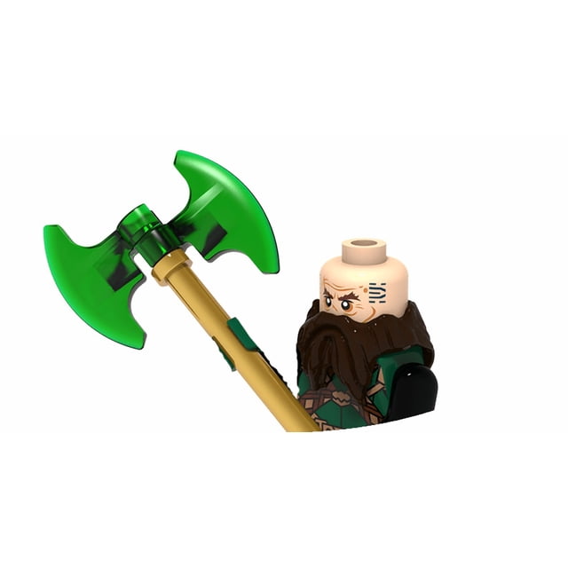 Medieval Warrior Soldier Mini Figure Building Blocks Set, Elf Dwarf Ranger Human Wizard Character Model, DIY Assembled Educational Toy Gift for Kids Boys Girls