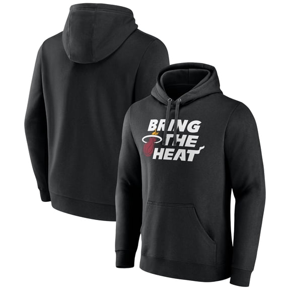 Men's Black Miami Heat Team Pride Pullover Hoodie