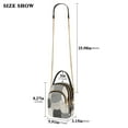 thumbnail image 2 of FORMRS Crossbody Bag for Women Quilted Travel Shoulder Cell Phone Purse with Chain Strap Handbag, Gray Cute Cats, 2 of 7