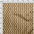 thumbnail image 3 of oneOone Cotton Poplin Tawny Brown Fabric Chevron Diy Clothing Quilting Fabric Print Fabric By Yard 42 Inch Wide, 3 of 5