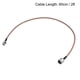 thumbnail image 4 of Cable coaxial RF de baja pérdida Uxcell conexión RG-142 N macho a BNC macho 60cm/2 pies, 4 of 4