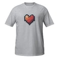 thumbnail image 2 of Love Wins (Even in Low Resolution): Retro 8-Bit Heart Unisex T-Shirt, 2 of 2