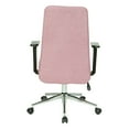 thumbnail image 5 of Evanston Office Chair in Orchid Light Purple Fabric with Chrome Base, 5 of 5