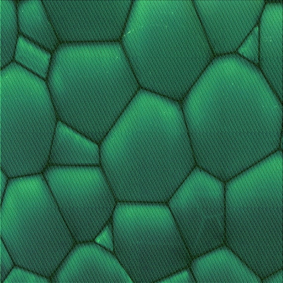 Ahgly Company Indoor Square Patterned Deep Teal Green Area Rugs, 5' Square
