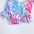 thumbnail image 4 of Spdoo Girls' Long-Sleeve One-Piece Swimsuit UPF 50+ Ruffle Cute Print Beachwear for Baby, Toddler, & Little Girls, 4 of 7