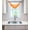 Orange, variant on Gorgeous Home Linen K36 Orange 1-PC Solid Voile Sheer Waterfall Valance Window Treatment With 2 Grommets On Top 30in x16in