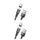 thumbnail image 4 of Methold Cable Micro USB para Android Teléfono móvil Cable de carga rápida Cable USB Tipo C Cable negro 1m Tipo-C 2Conjunto, 4 of 6