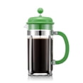 thumbnail image 1 of Cafetera de prensa francesa Bodum Caffettiera de 34 oz con filtro de acero inoxidable reutilizable, jarra de plástico sin BPA, verde manzana, 1 of 1
