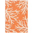 thumbnail image 3 of SAFAVIEH Courtyard Tecon Corals Indoor/Outdoor Area Rug, Terracotta/Beige, 8' x 10', 3 of 3