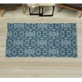 thumbnail image 1 of Mosaic Decorative Rug, Antique Roman Time Inspired Rock Design with Circled Modern Lines Image Print, Quality Carpet for Bedroom Dorm and Living Room, 6 Sizes, Petrol Blue, by Ambesonne, 1 of 1