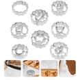 thumbnail image 3 of GOOHOCHY Juego de 8 cortadores de galletas de acero inoxidable, moldes metálicos para pasteles navideños, 3 of 8