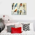 thumbnail image 4 of GOSMITH  Bird Picture Canvas Wall Art: Colorful Birds Painting Print on Canvas Artwork for Bedroom, 4 of 4