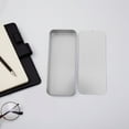 thumbnail image 3 of Miangastore Cosmetic Storage Box Silver Rectangular Waterproof 1Set 6.6x2.8x0.9In, 3 of 9