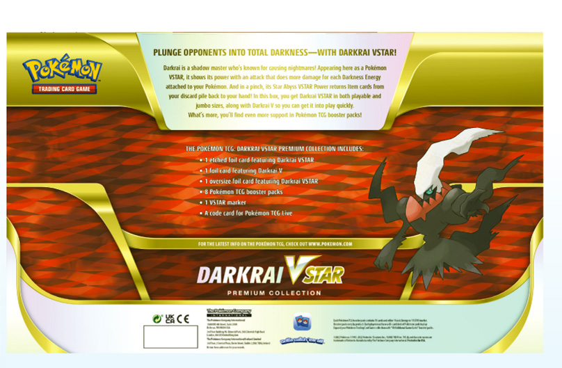 Pokemon Cards: Darkrai VSTAR Premium Collection Box Pokémon TCG - image 2 of 5