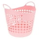 thumbnail image 1 of Cesta de lavandería de plástico con asa, cesto hueco para ropa, contenedor para ropa de baño, 1 of 6