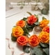 thumbnail image 5 of Flores artificiales InnoGear 100 unidades de rosas de espuma naranja de 8 cm, 5 of 7