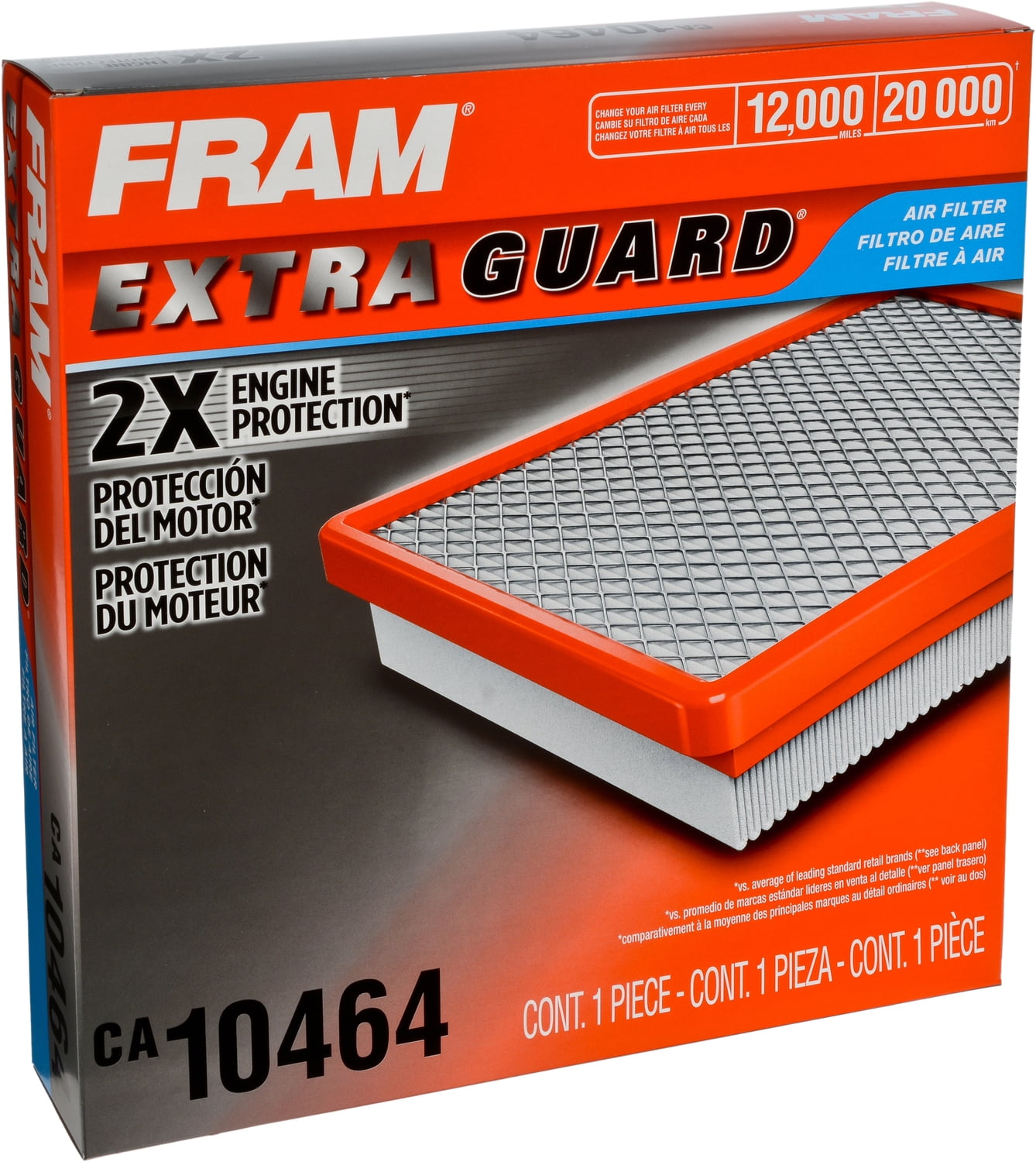 FRAM CA10676 Panel Air Filter – Fits Select BMW Models (2007-2016 335i, 535i, Z4, & More)