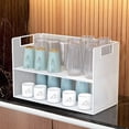 thumbnail image 4 of HOZVOMI Dining Table Organizer, Snack Shelf, Desktop Organizer, Iron Shelf, Kitchen Shelf, Living Room Cup Organizer, Double Layer Storage Rack, No Assembly Required Versatile Storage Solution, 4 of 7