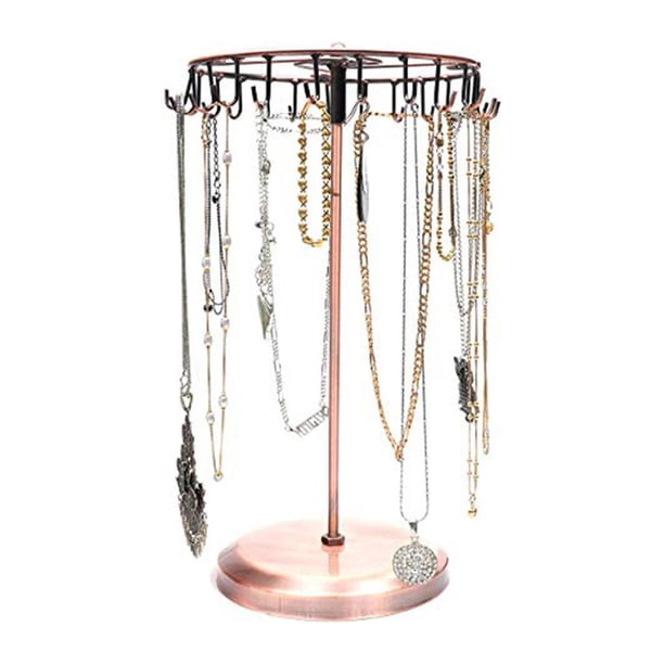 Soporte Exhibición Metal para Aretes Collar Pulsera Anillo (bronce Redondo)