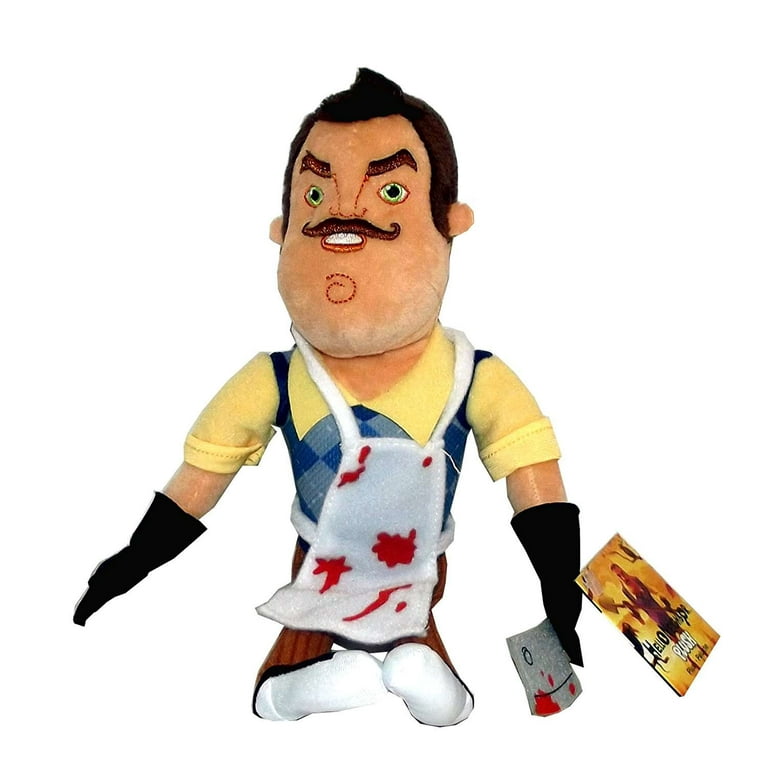 Hello Neighbor The Neighbor with Apron Cleaver Plush 11 Walmart