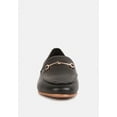 thumbnail image 3 of DARETH Horsebit Flat Heel Loafers in Black, 3 of 8