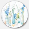 thumbnail image 1 of Designart 'Cottage Florals I' Art Mural Rond en Métal Style Ferme - Disque de 36, 1 of 5