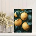 thumbnail image 2 of Qisvanset 12x16 Inch Framed Canvas Wall Art Lemon Style Fruit Of The Spirit Kitchen Nursery Faith Verse Wall Art, 2 of 8