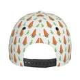 thumbnail image 6 of Balery Baseball Cap Adjustable Size for Running Workouts and Outdoor Activities All Seasons Dad Hat(Cute Carrot Print), 6 of 9