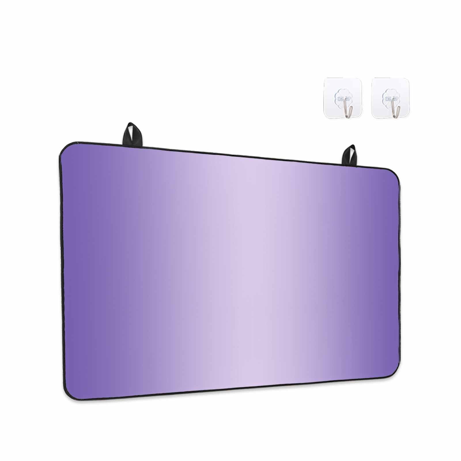 Purple Ombre Stove Top Cover for Electric Stove, Heat-proof & Non Slip Glass Top Stove Cover Protector, Modern Gradient Abstract Art Kitchen Flat Cooktop Rubber Mat 24x21 Inches