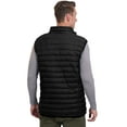 thumbnail image 3 of Mapamyumco Men's Lightweight Puffer Vest Outdoor Warm Sleeveless Jackets Recycled Insulation Black S, 3 of 7