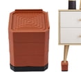thumbnail image 2 of Furniture Risers,Anti Slip and Shock-proof Adjustable Bed Risers,Bed Risers Heavy Duty,3.35 x 3.35 x 4.13 in,Square Furniture Bed Lifts Risers for Sofa Table Couch Desk Chair Legs Sofa Couch, 2 of 3