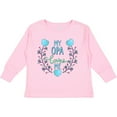 thumbnail image 3 of Inktastic My Opa Loves Me with Flowers and Hearts Boys or Girls Long Sleeve Toddler T-Shirt, 3 of 5
