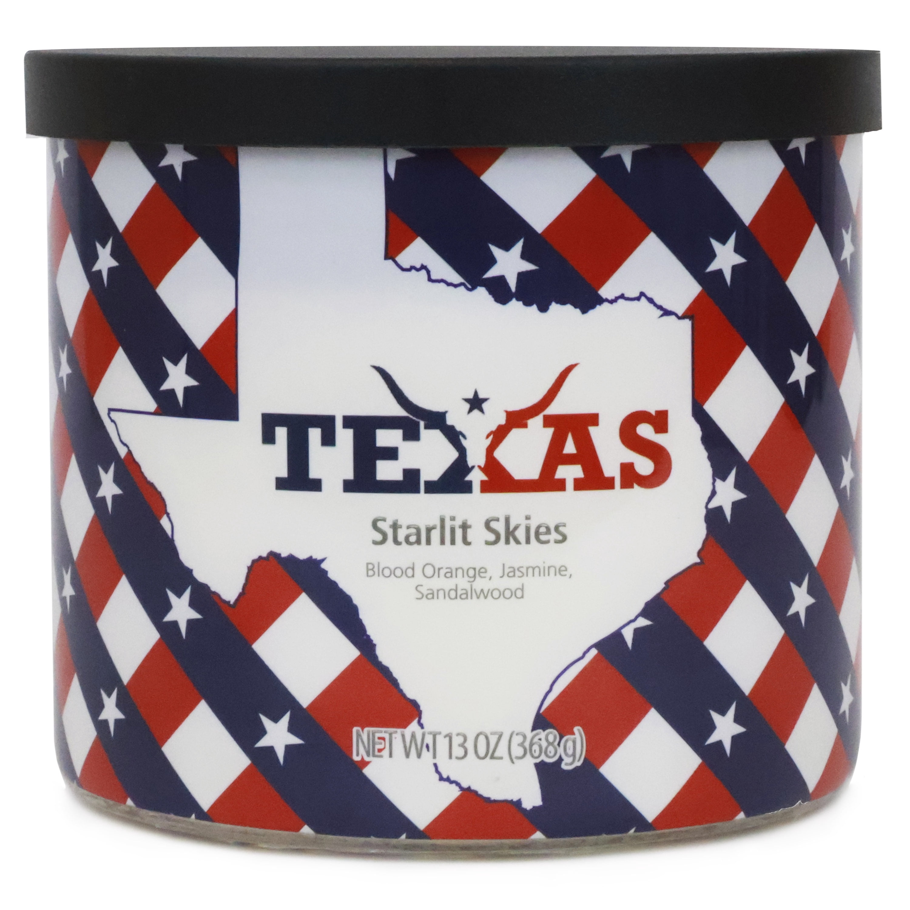 Mainstays Texas Themed Starlit Skies 3-Wick Candle, 13-Ounce